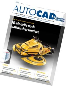 AUTOCAD & Inventor Magazin – Mai-Juni 2015