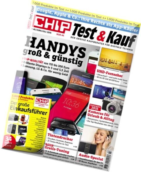 Chip Test und Kauf Magazin Mai-Juni-Juli N 03, 2015