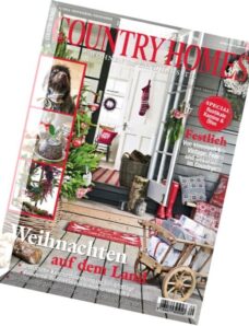 Country Homes (Deutsche Ausgabe) Magazin November-Dezember N 06, 2014