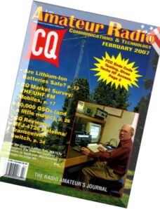CQ Amateur Radio – 02 February 2007