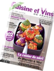 Cuisine et Vins de France N 164 – Juin-Juillet 2015