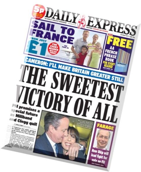 Daily Express – Saturday, 9 May 2015