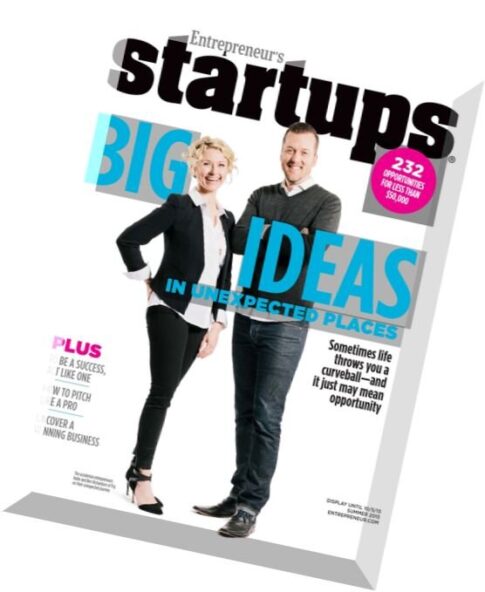 Entrepreneur’s StartUps — Summer 2015