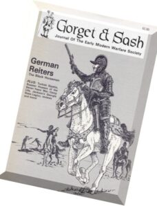 Gorget & Sash The Journal of the Early Modern Warfare Society Vol.II N 2