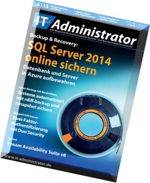 IT-Administrator — Magazin Juni 06, 2015