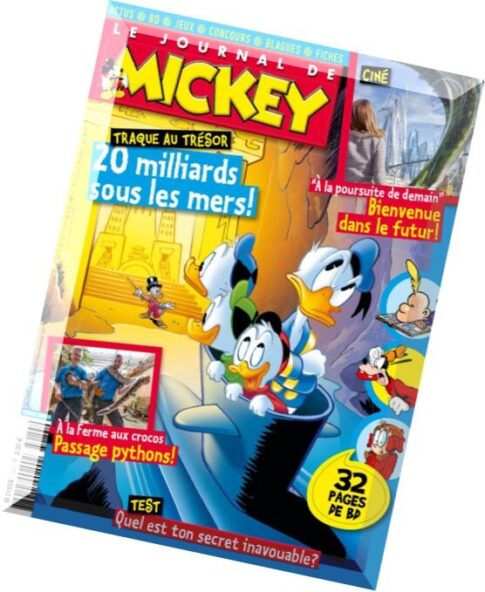 Le Journal de Mickey — n. 3283, 20 mai 2015