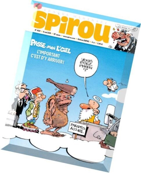 Le Journal de Spirou N 4021 – 6 au 12 Mai 2015