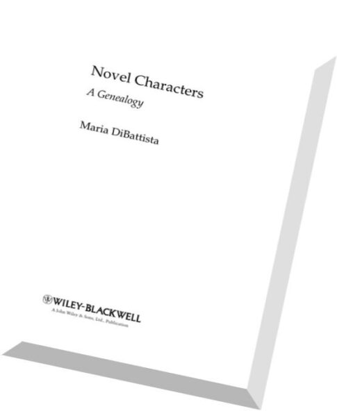 Maria DiBattista, Novel Characters A Genealogy