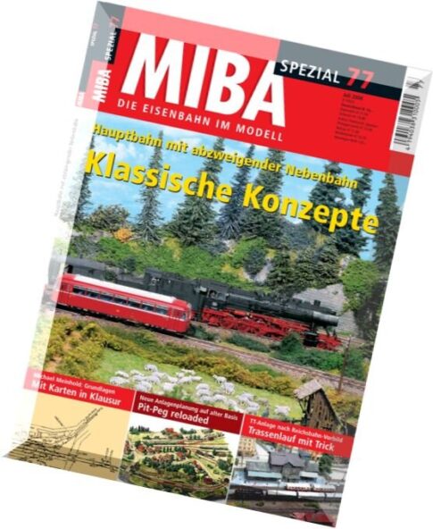 Miba Spezial 77 Hauptbahn mit abzweigender Nebenbahn