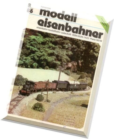 Modell Eisenbahner 1985-08