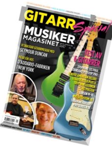 Musiker magasinet Gitarr Special – Maj 2015