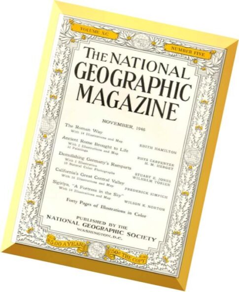 National Geographic Magazine 1946-11, November
