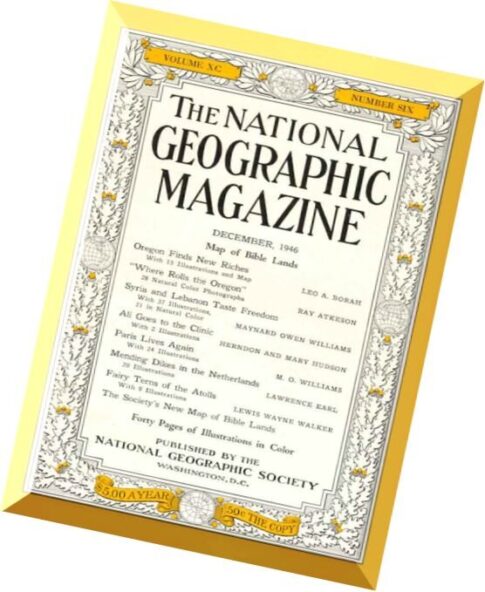 National Geographic Magazine 1946-12, December