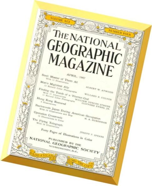 National Geographic Magazine 1947-04, April