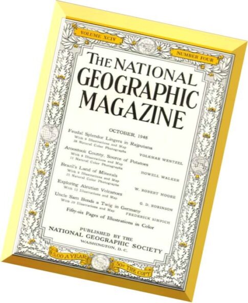 National Geographic Magazine 1948-10, October