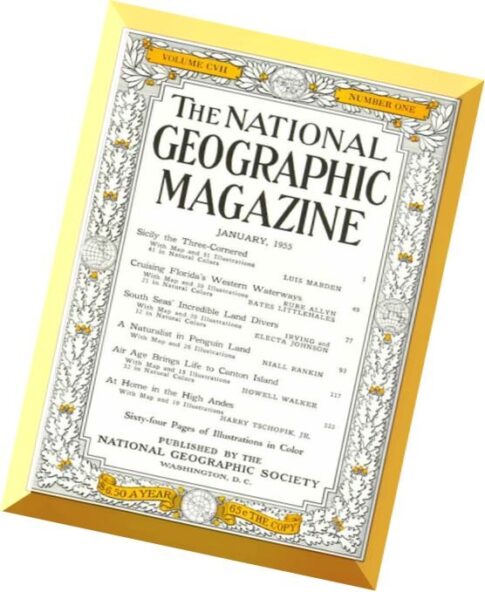 National Geographic Magazine 1955-01, January