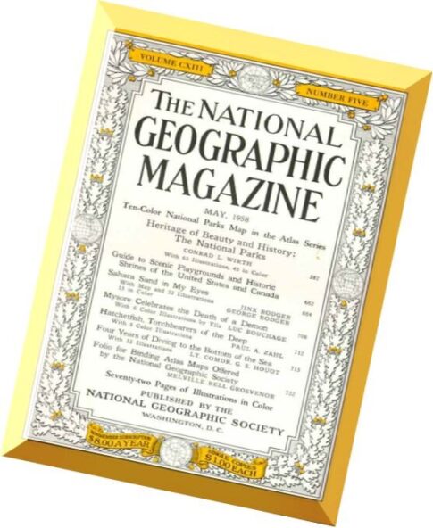 National Geographic Magazine 1958-05, May