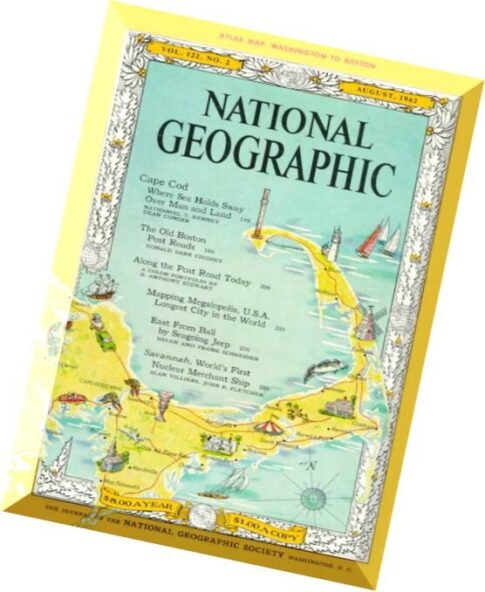 National Geographic Magazine 1962-08, August