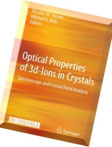 Optical Properties of 3d-Ions in Crystals Spectroscopy and Crystal Field Analysis