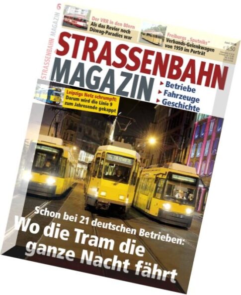 Strassenbahn Magazin Juni 06, 2015