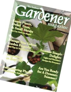 The Indoor Gardener Magazine – May-June 2015