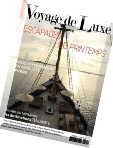 Voyage de Luxe Magazine Issue 64, 2015