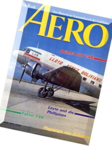 Aero Das Illustrierte Sammelwerk der Luftfahrt N 118