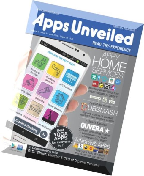 Apps Unveiled – June 2015