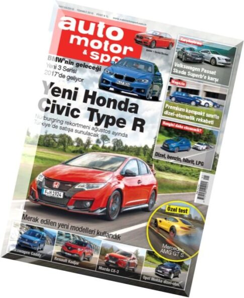 Auto Motor & Sport Turkey — Temmuz 2015