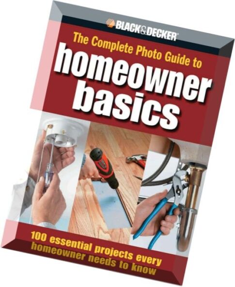 Black — Decker The Complete Photo Guide Homeowner Basics+OCR