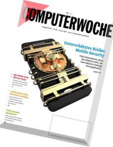 Computerwoche Magazin N 24-25, 08 Juni 2015