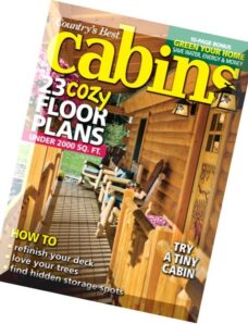 Country’s Best Cabins – July-August 2015