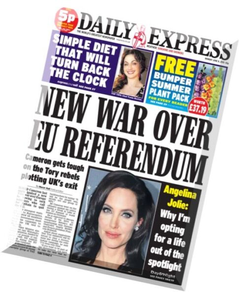 Daily Express – 8 June 2015