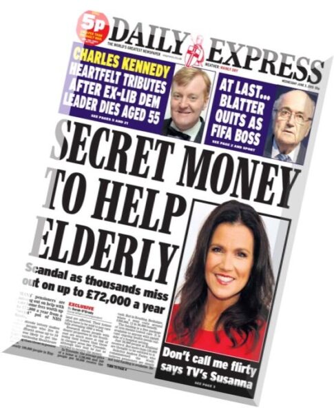Daily Express — Wednesday, 3 June 2015