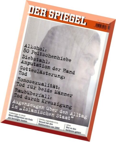 Der Spiegel — 27-2015 (27.06.2015)