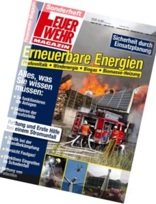 Feuerwehr Magazin — Erneuerbare Energien 01, 2015