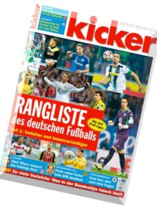 Kicker Sportmagazin – 50-2015 (15.06.2015)