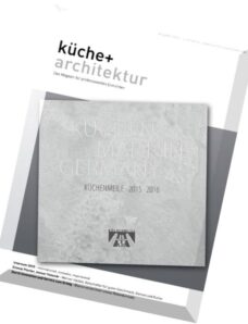 Kuche & Architektur – Nr. 3 2015