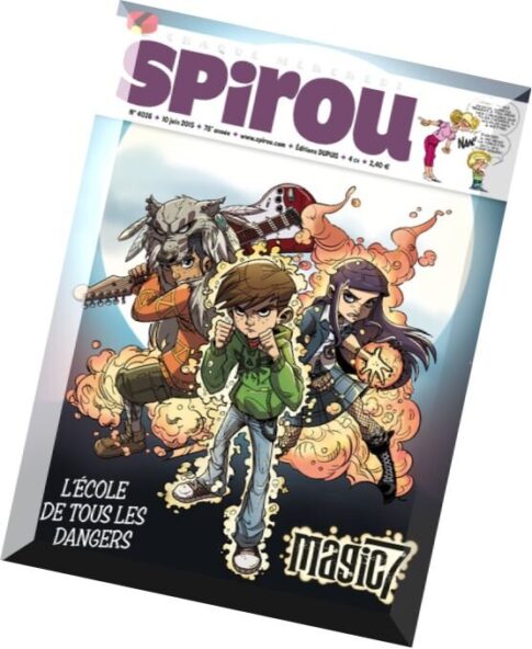 Le Journal de Spirou N 4026 – 10 au 16 Juin 2015
