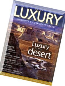 Luxury Magazine NZ – Autumn-Winter 2015