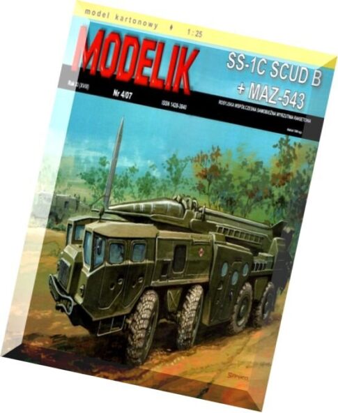 Modelik (2007.04) – SS-1C Scud B + MAZ-543