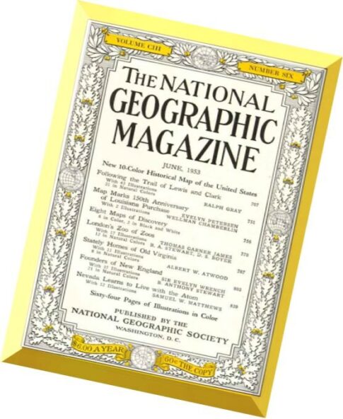 National Geographic Magazine 1953-06, June