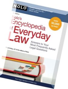 Nolo’s Encyclopedia of Everyday Law 8th ed. – S. Irving