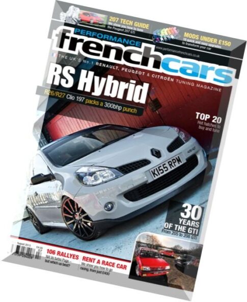 Performance French Cars – July-August 2015