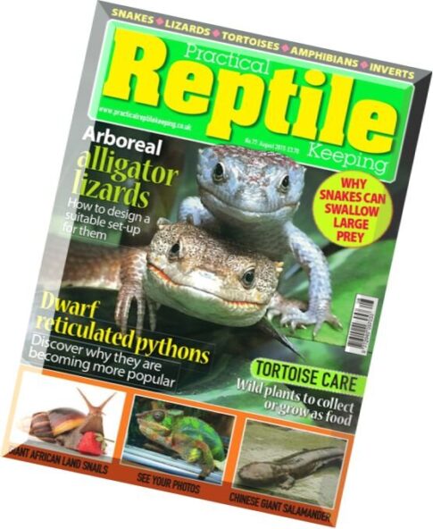 Practical Reptile Keeping – August 2015