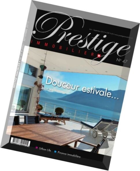 Prestige Immobilier – Juin-Septembre 2015