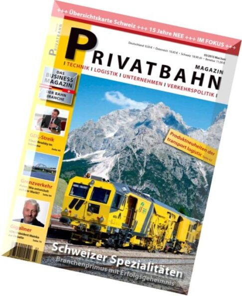 Privatbahn – Mai-Juni 2015
