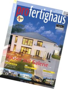 Pro Fertighaus Magazin — Juli-August 2015