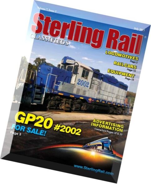 Sterling Rail Classifieds – July 2015