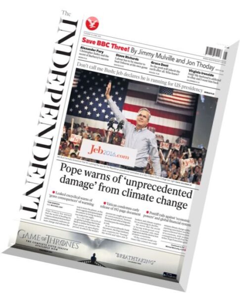 The Independent — 16 June 2015